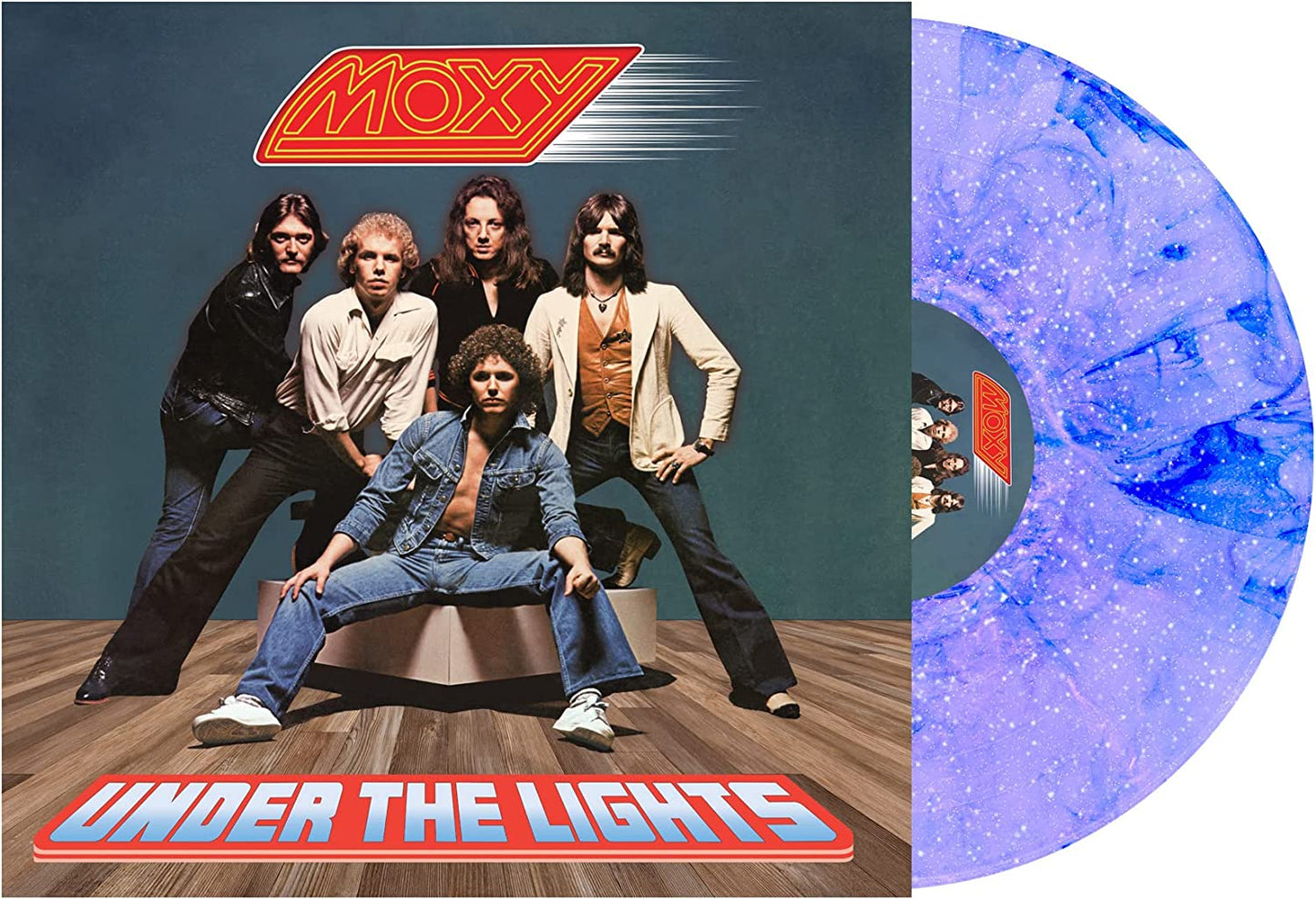 Moxy/Under The Lights (Blue & Purple Transparent with Glitter) [LP]