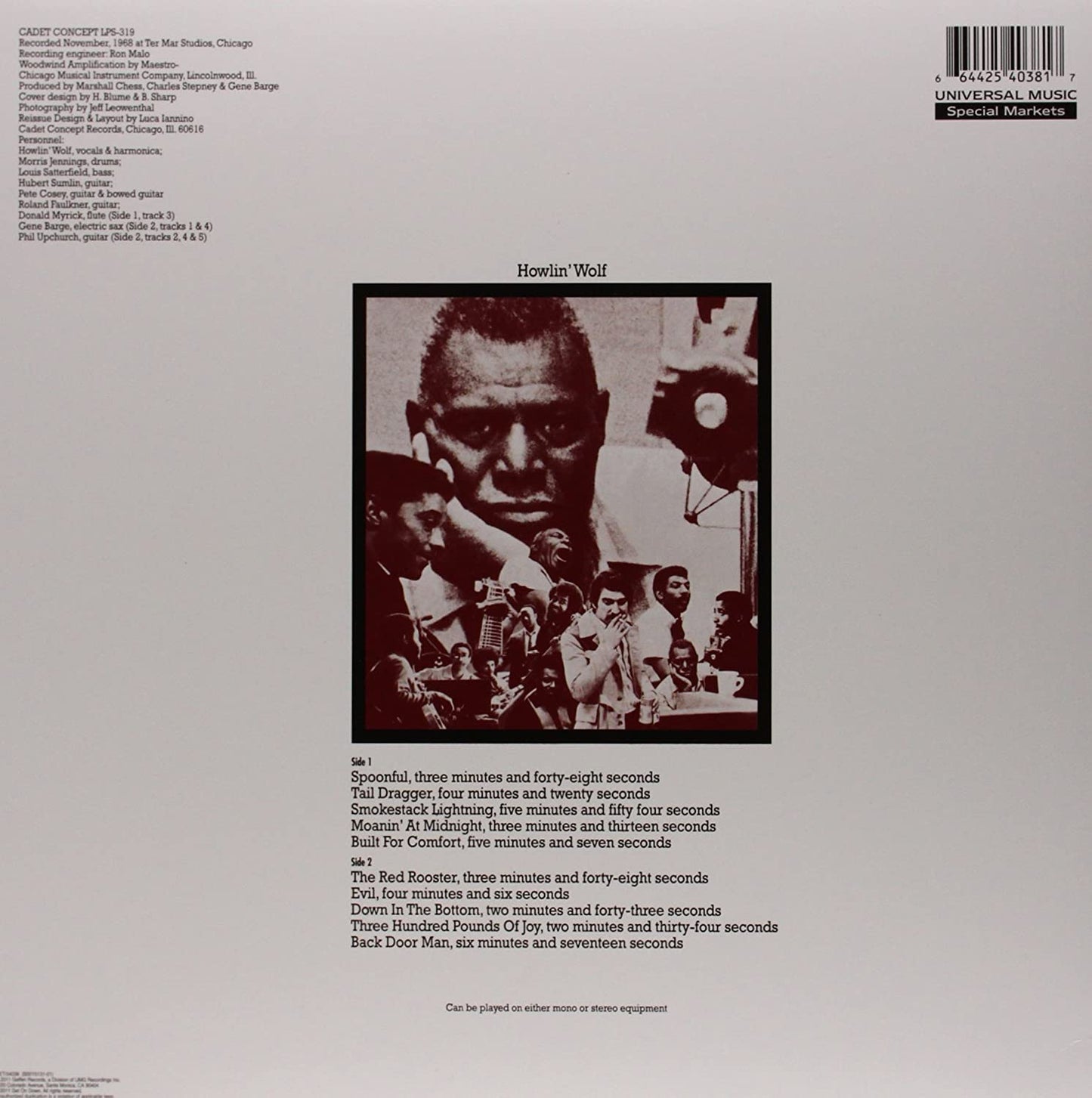 Howlin' Wolf/The Howlin' Wolf Album [LP]