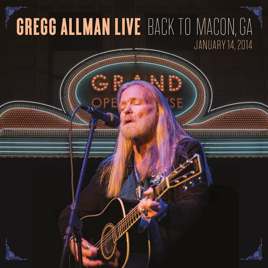 Allman, Gregg/Live, Back To Macon, GA January 14, 2014 [LP]