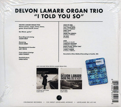Lamarr, Delvon Organ Trio/I Told You So [CD]