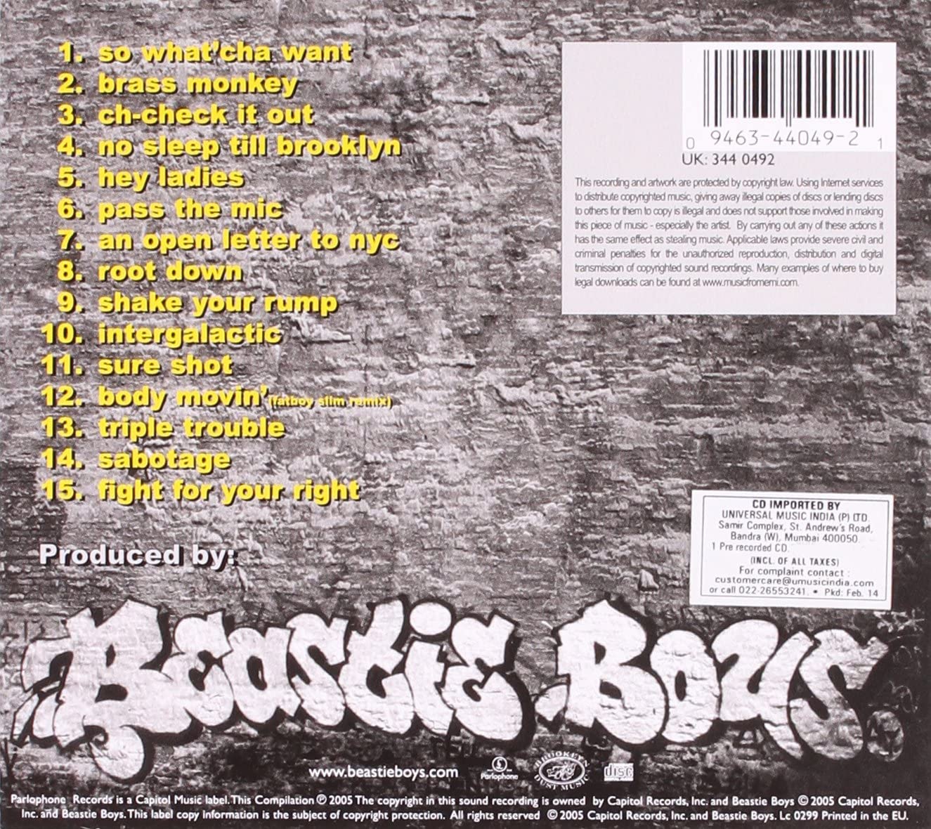 Beastie Boys/Solid Gold Hits [CD]