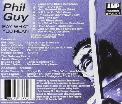 Guy, Phil/Say What You Mean [CD]