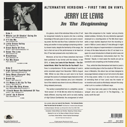 Lewis, Jerry Lee/In the Beginning [LP]