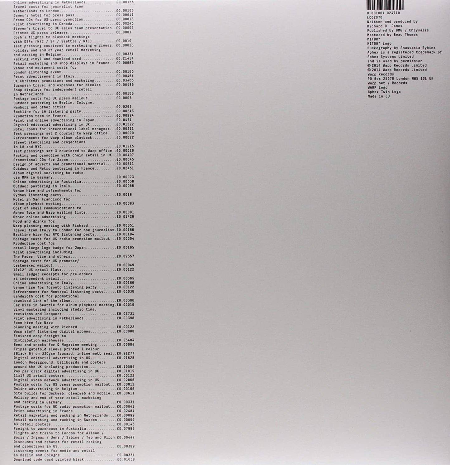 Aphex Twin/Syro [LP]