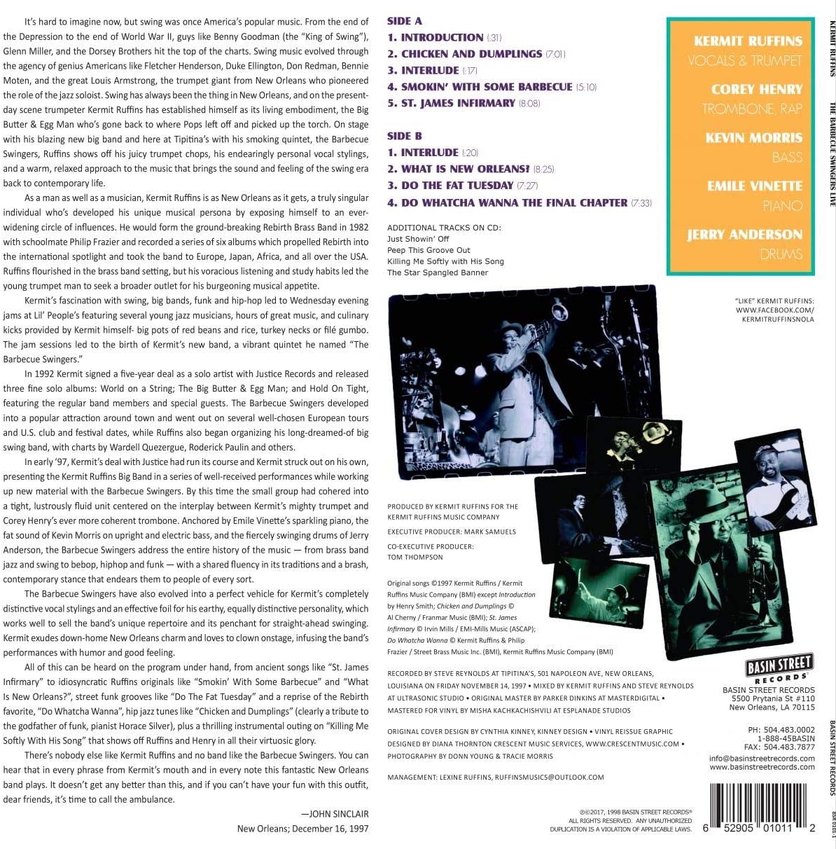 Ruffins, Kermit/The Barbecue Swingers Life [LP]