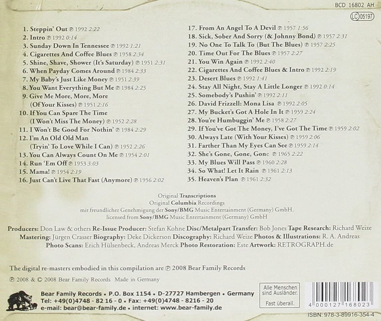 Frizzell, Lefty/Steppin' Out [CD]