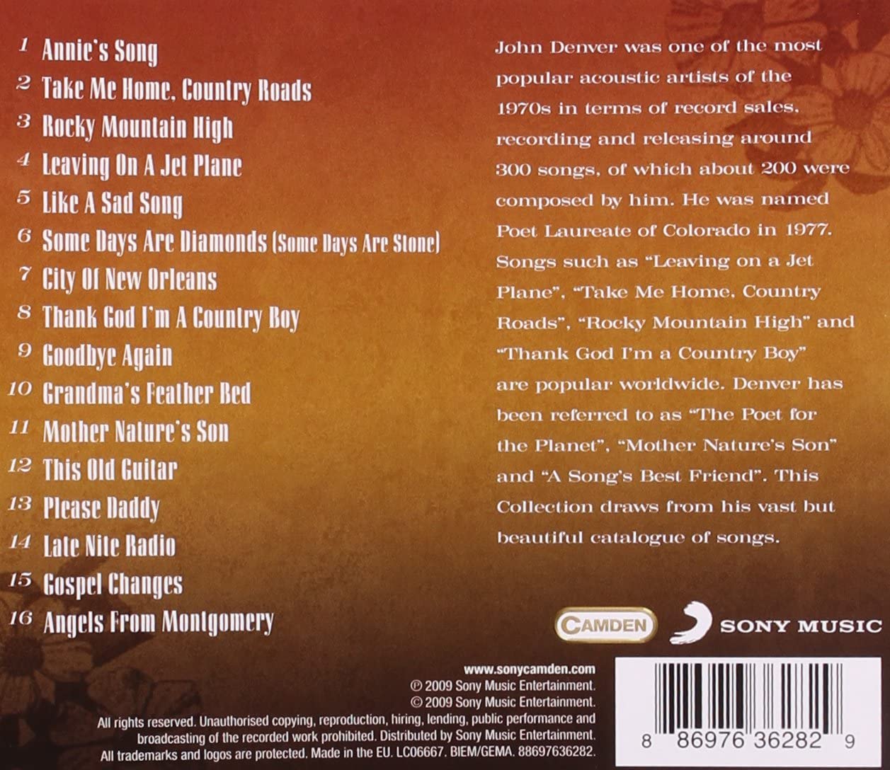 Denver, John/Thank God I'm A Country Boy - His Greatest Hits [CD]
