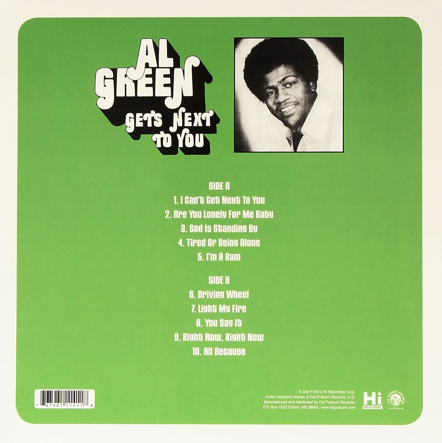 Green, Al/Gets Next To You [LP]