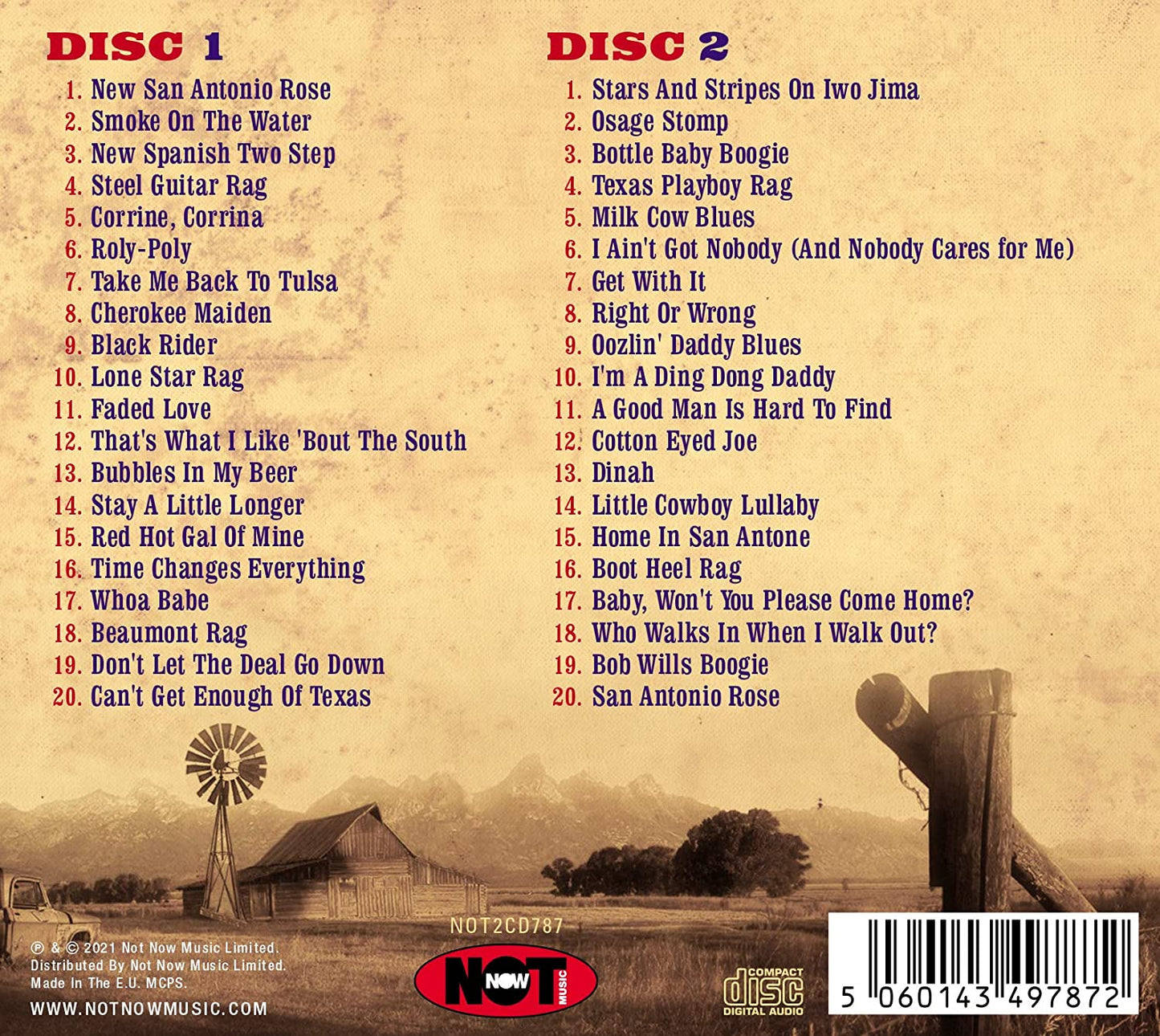 Wills, Bob & His Texas Playboys/The Very Best Of (2CD) [CD]