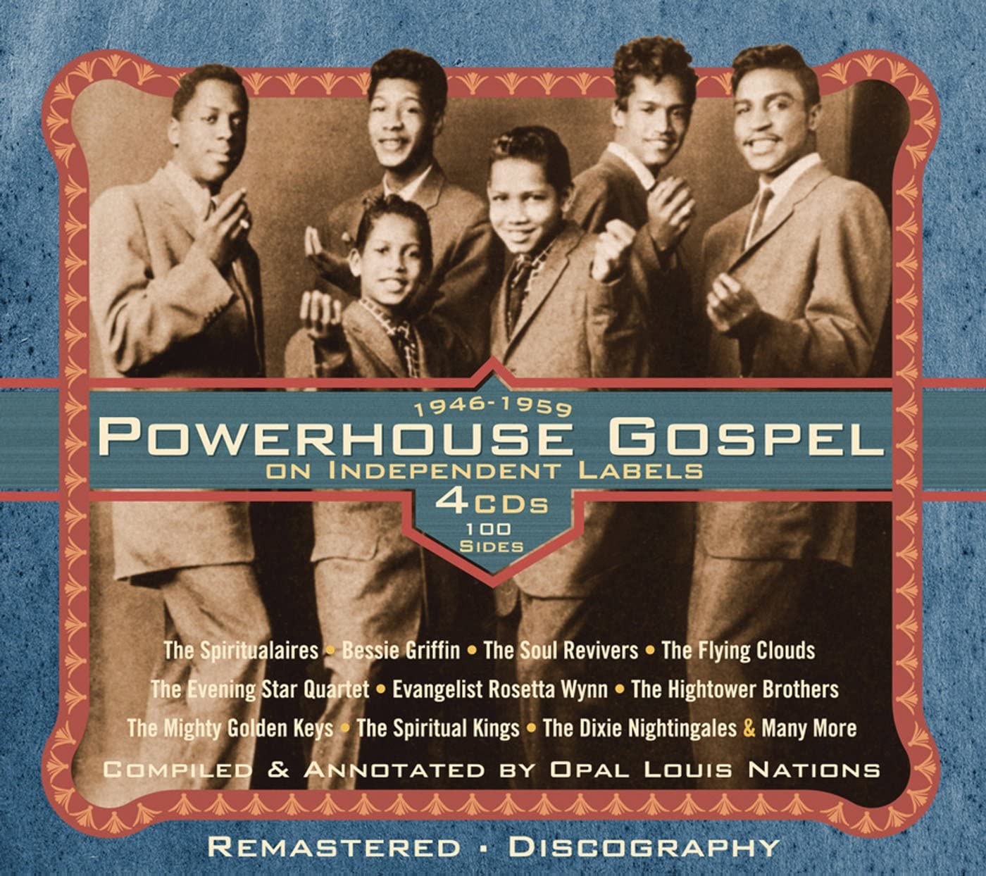 1946 - 1959 Powerhouse Gospel/4CD Independent Labels [CD]