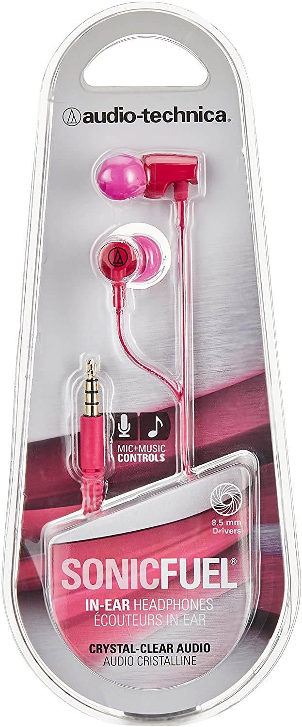 Audio-Technica/Sonic Fuel In-Ear Headphones (Pink)