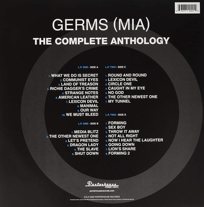 Germs/M.I.A.: Complete Anthology (Black & Blue Vinyl) [LP]