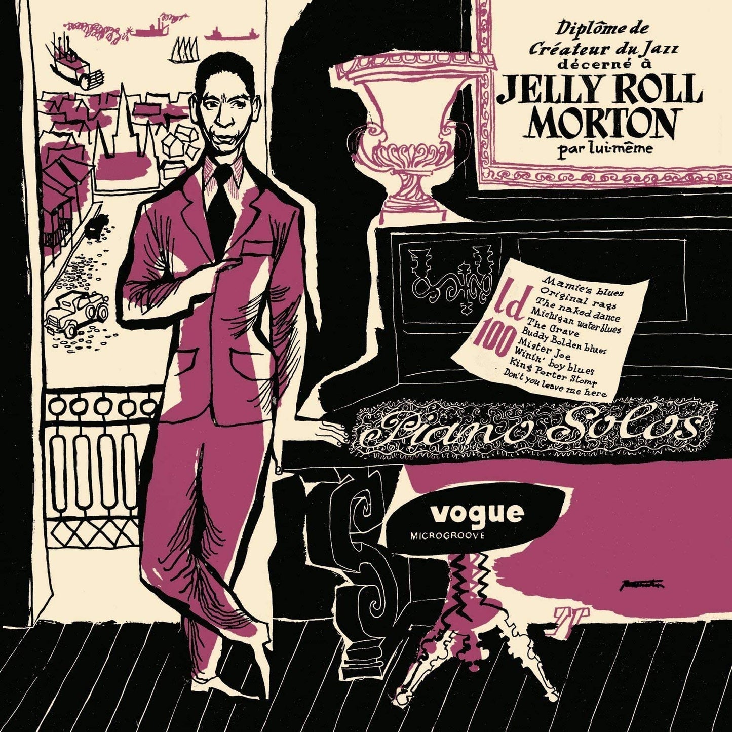 Jelly Roll Morton/Piano Solos [LP]