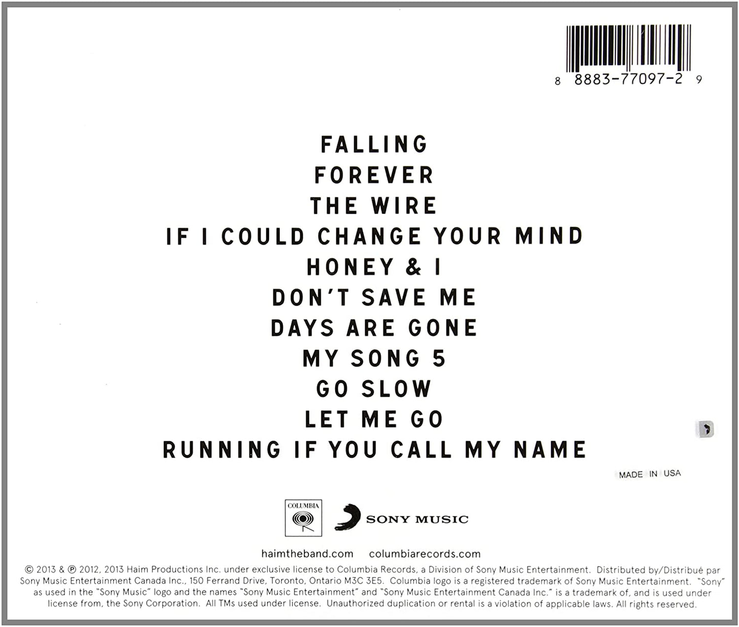 Haim/Days Are Gone [CD]