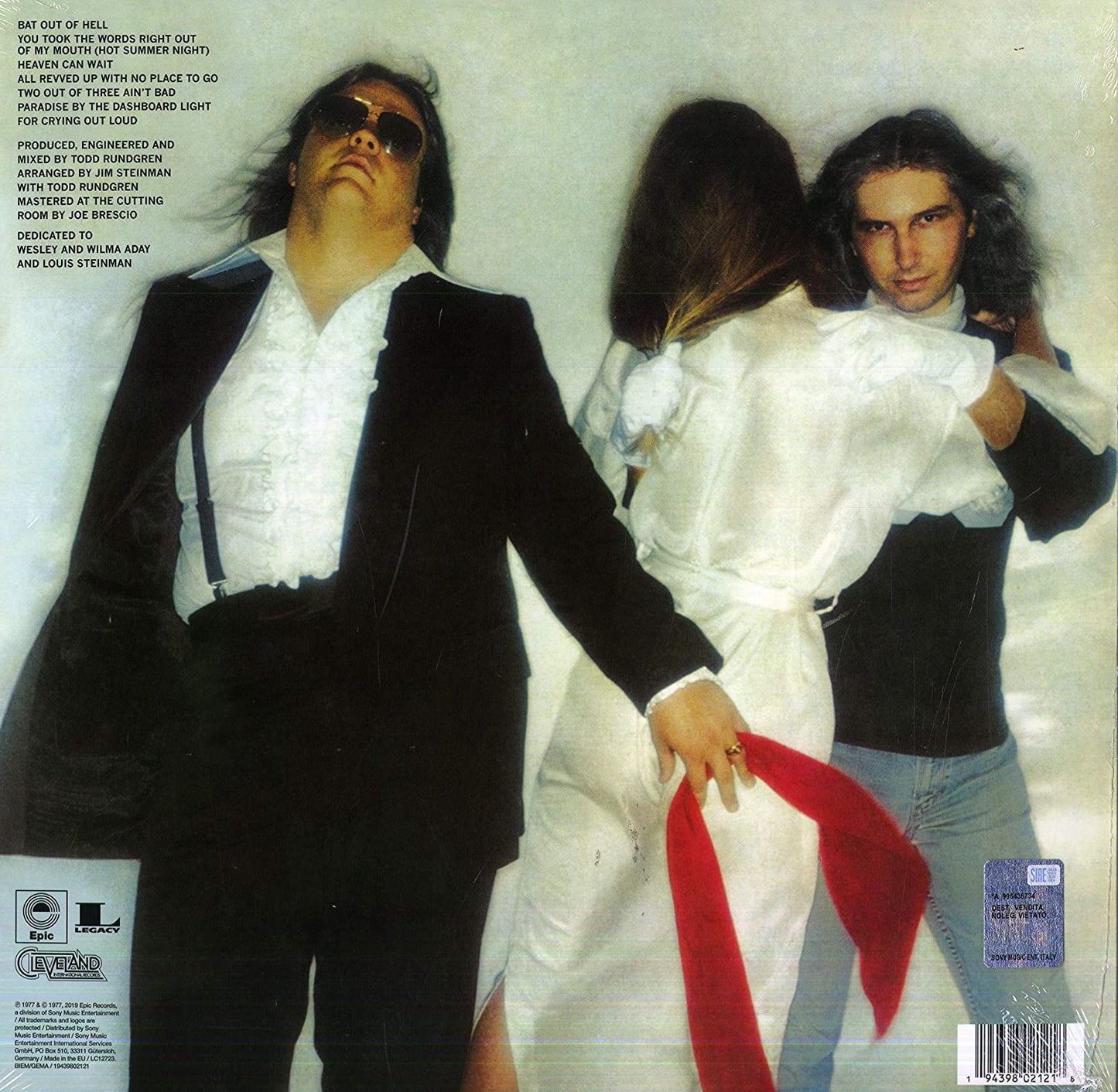 Meat Loaf/Bat Out Of Hell (Clear Vinyl) [LP]