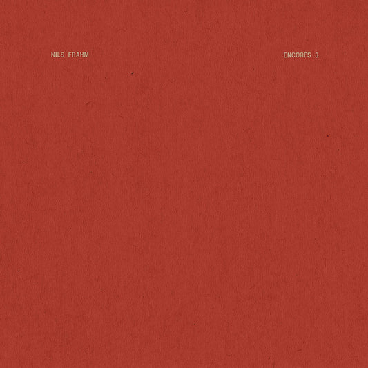 Frahm, Nils/Encores 3 [LP]