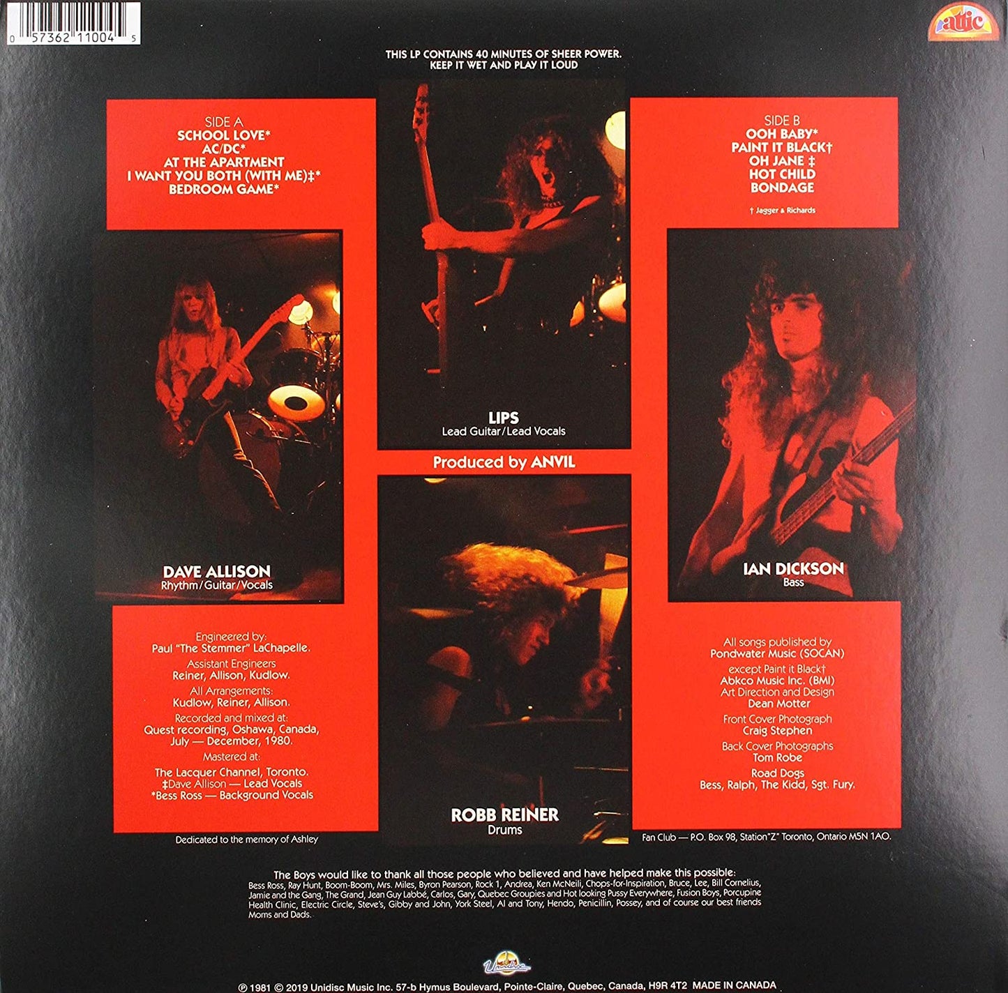 Anvil/Hard 'N' Heavy [LP]