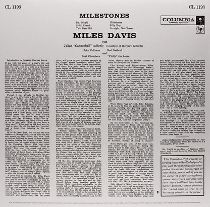 Davis, Miles/Milestones [LP]