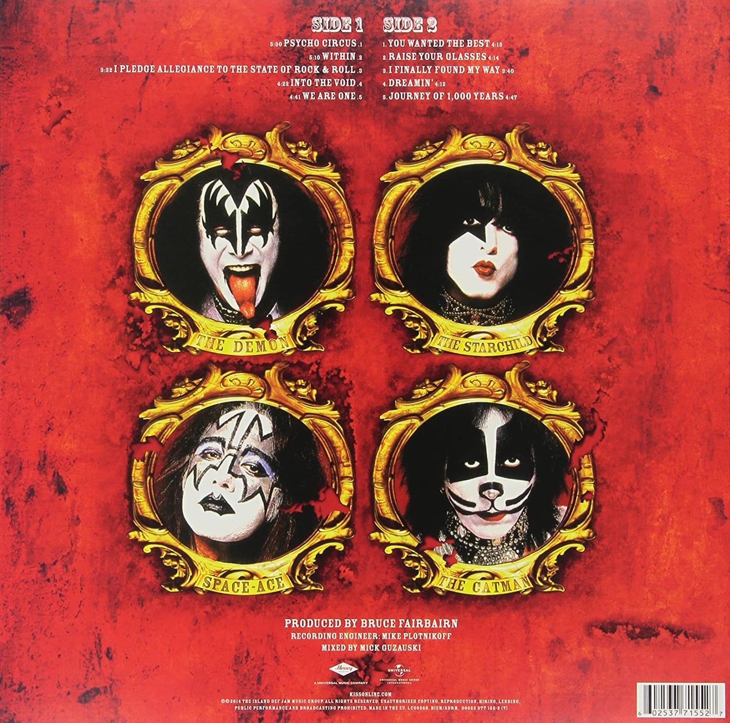 Kiss/Psycho Circus [LP]
