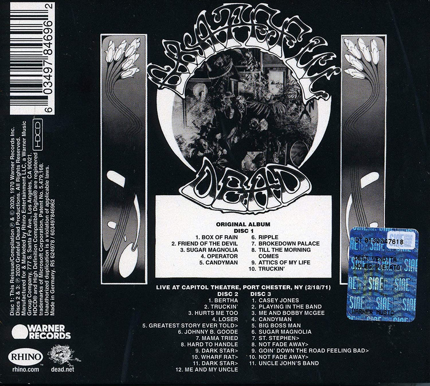 Grateful Dead/American Beauty (50th Anniversary Deluxe 3CD)