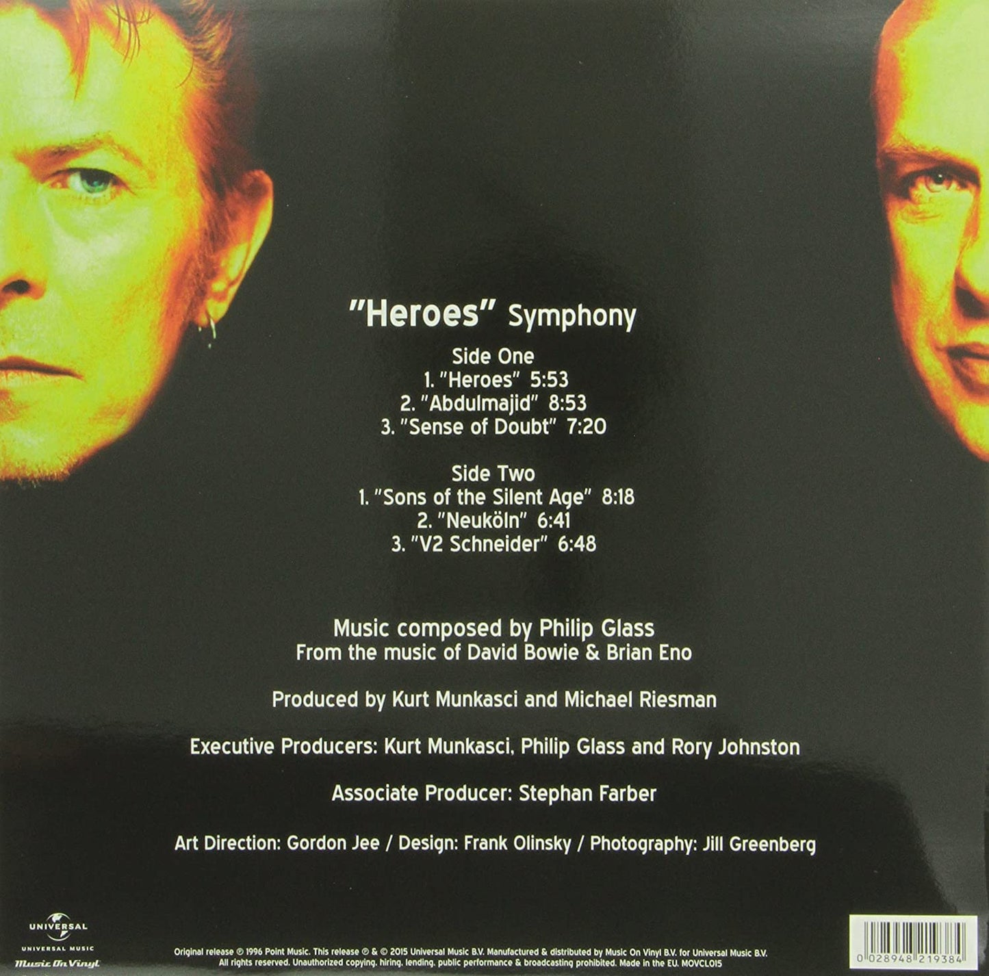 Glass, Philip/Heroes Symphony [LP]