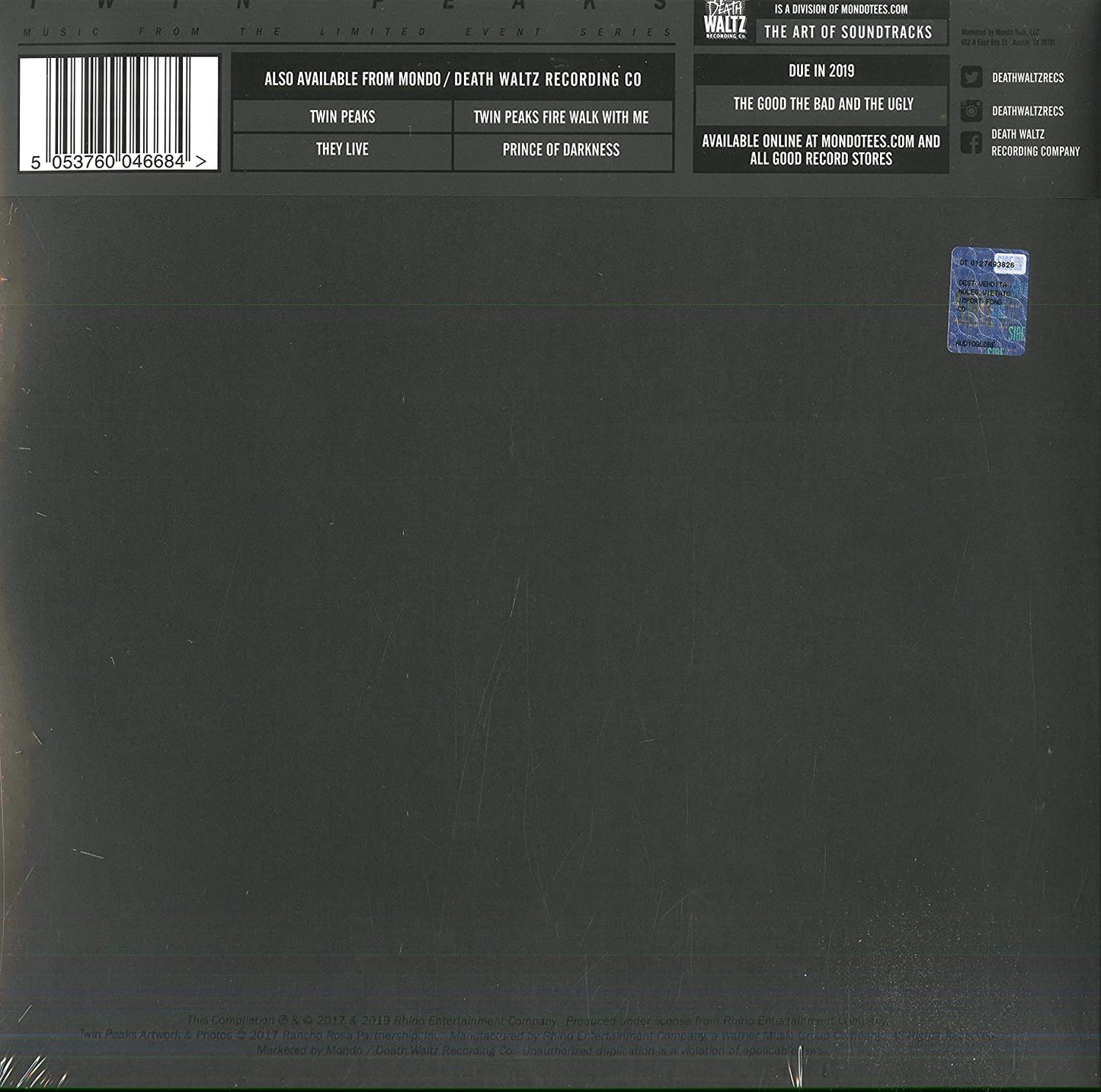 Soundtrack/Twin Peaks - Music From The Limited Event Series (Colour) (2LP) [LP]
