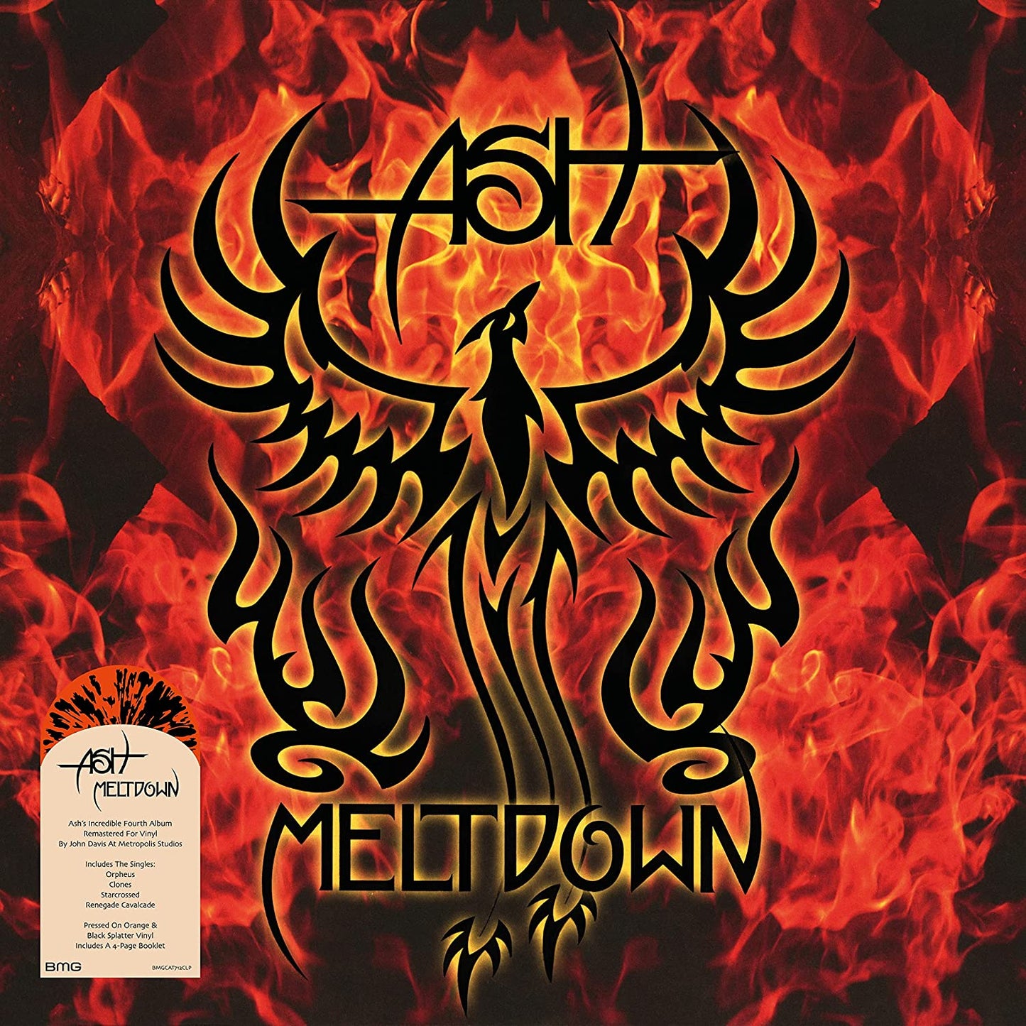 Ash/Meltdown (Orange/Black Splatter Vinyl) [LP]