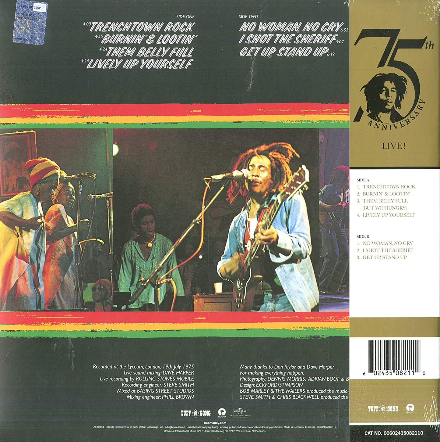 Marley, Bob/Live (Half-Speed Master) [LP]