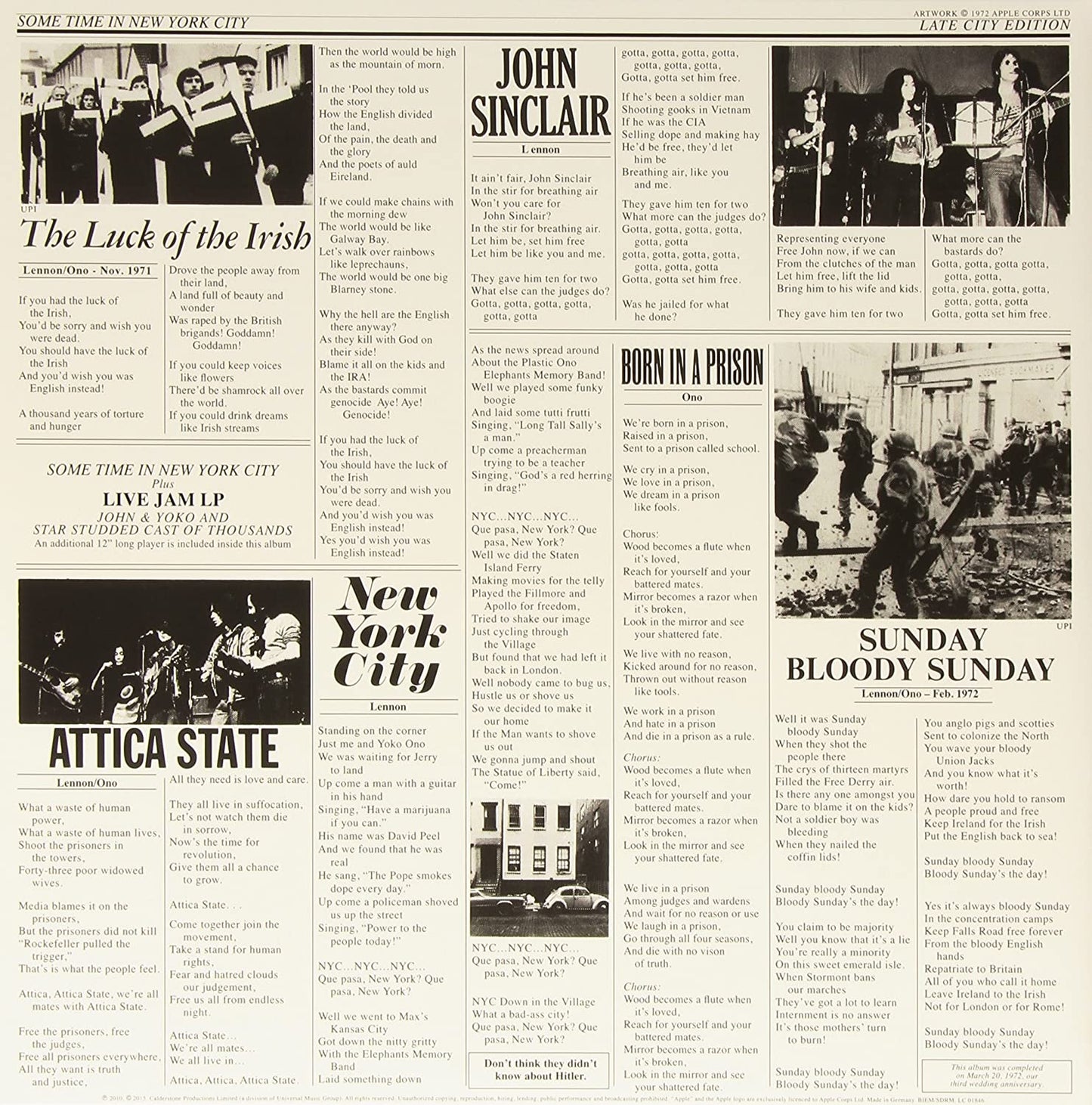 Lennon, John/Some Time In New York [LP]