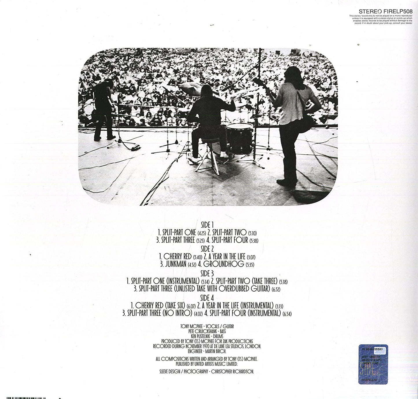 Groundhogs/Split (Red Vinyl) [LP]