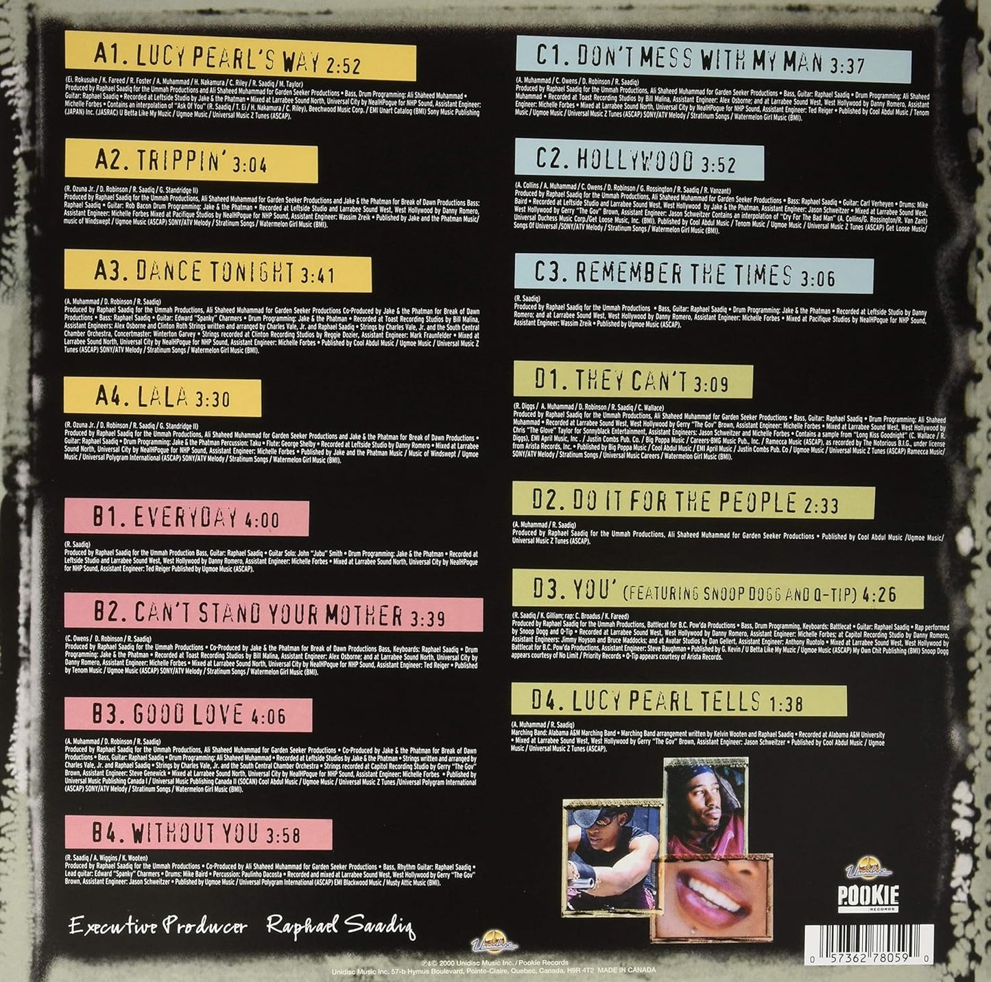 Lucy Pearl (Raphael Saadiq)/Lucy Pearl (Blue & Smoke Transparent Vinyl) [LP]