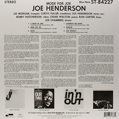 Henderson, Joe/Mode For Joe [LP]