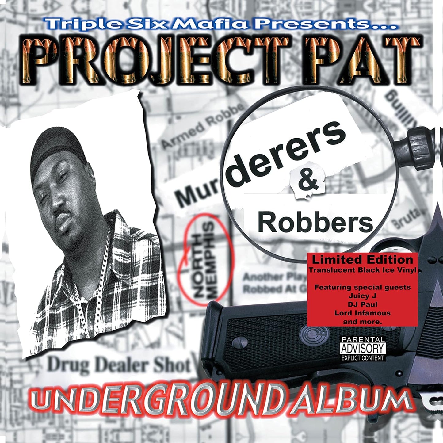 Project Pat/Murderers & Robbers (Black Ice Vinyl) [LP]