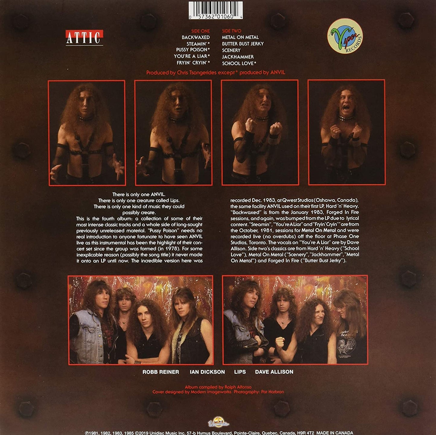 Anvil/Backwaxed [LP]