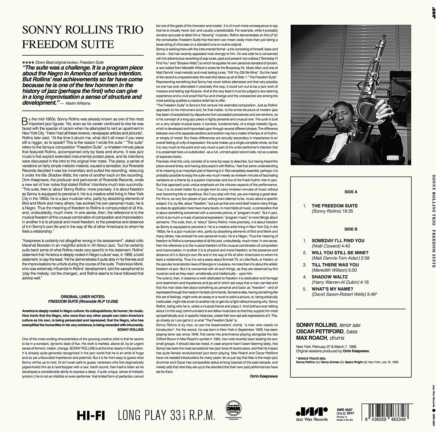 Rollins, Sonny/Freedom Suite [LP]