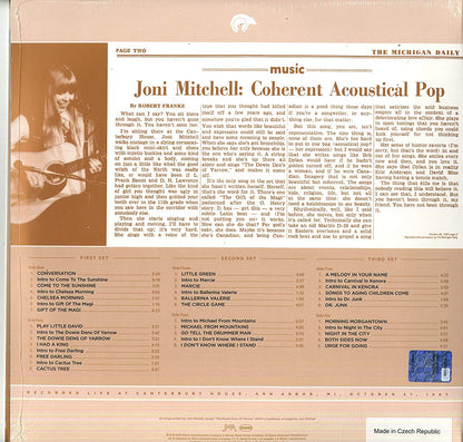 Mitchell, Joni/Live At Canterbury House 1967 [LP]