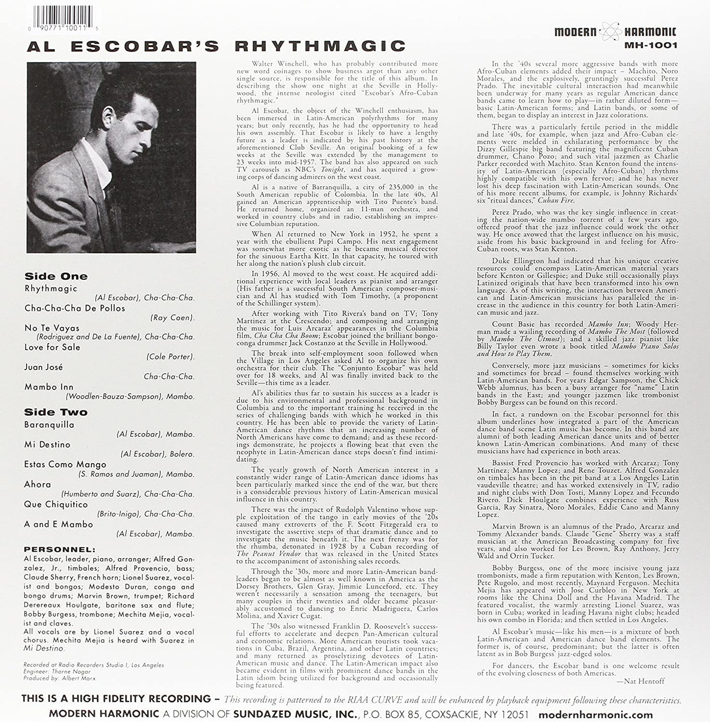 Escobar, Al/Rhythmagic [LP]