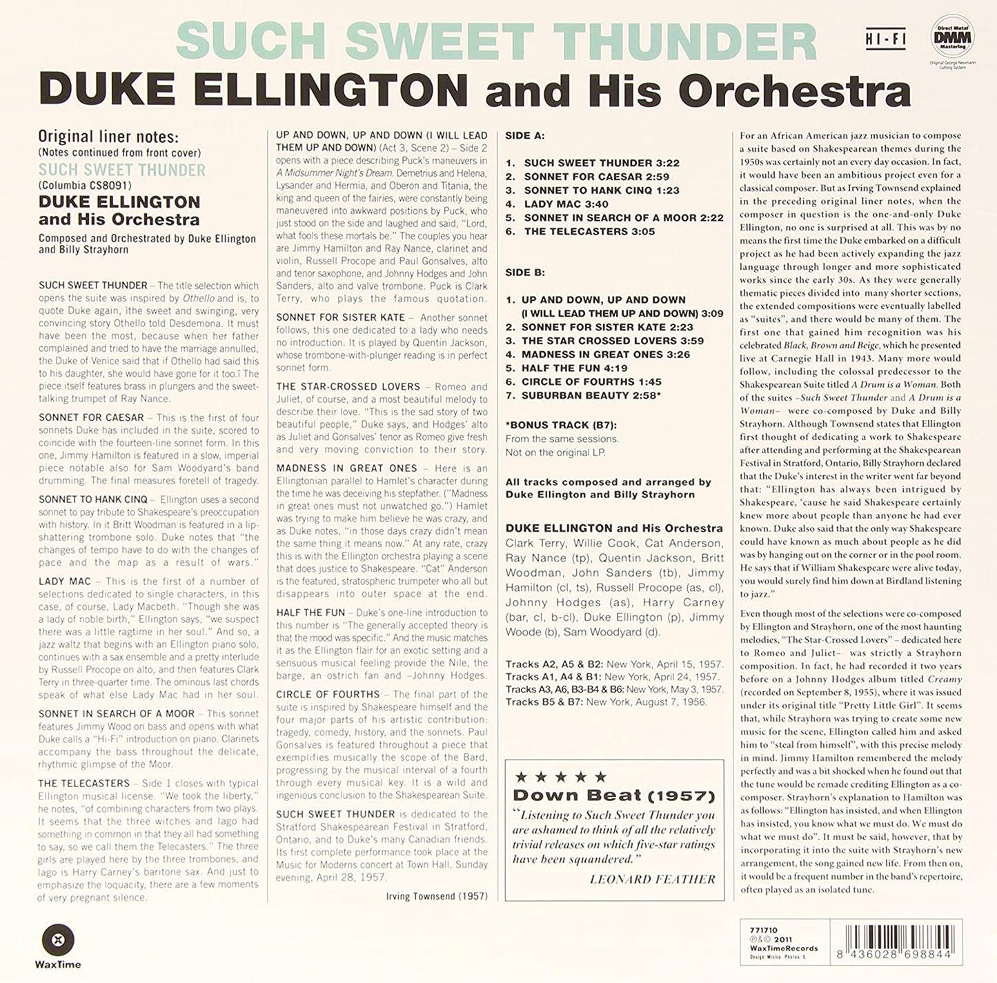 Ellington, Duke/Such Sweet Tender [LP]