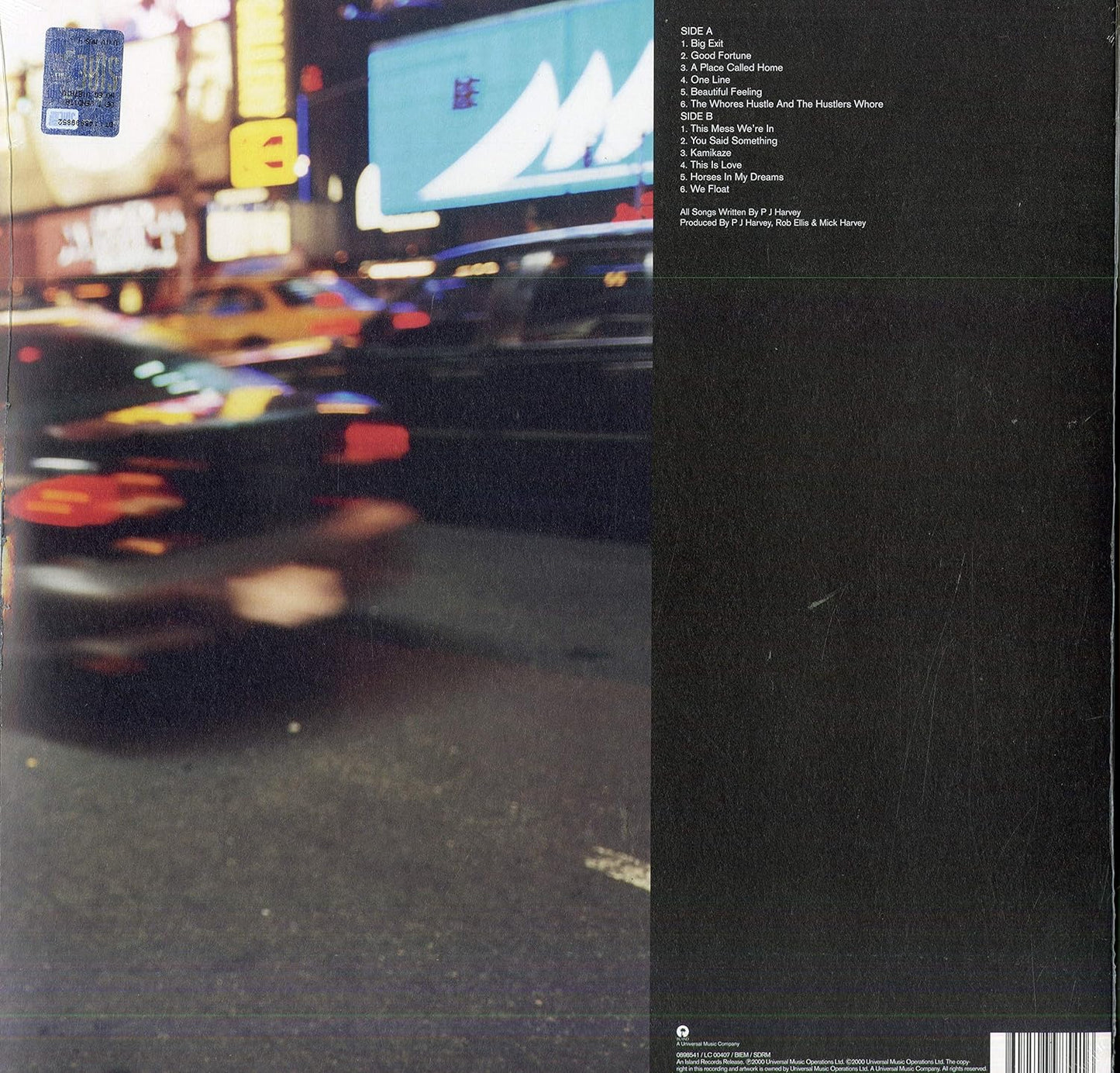 Harvey, PJ/Stories From the City, Stories From the Sea [LP]