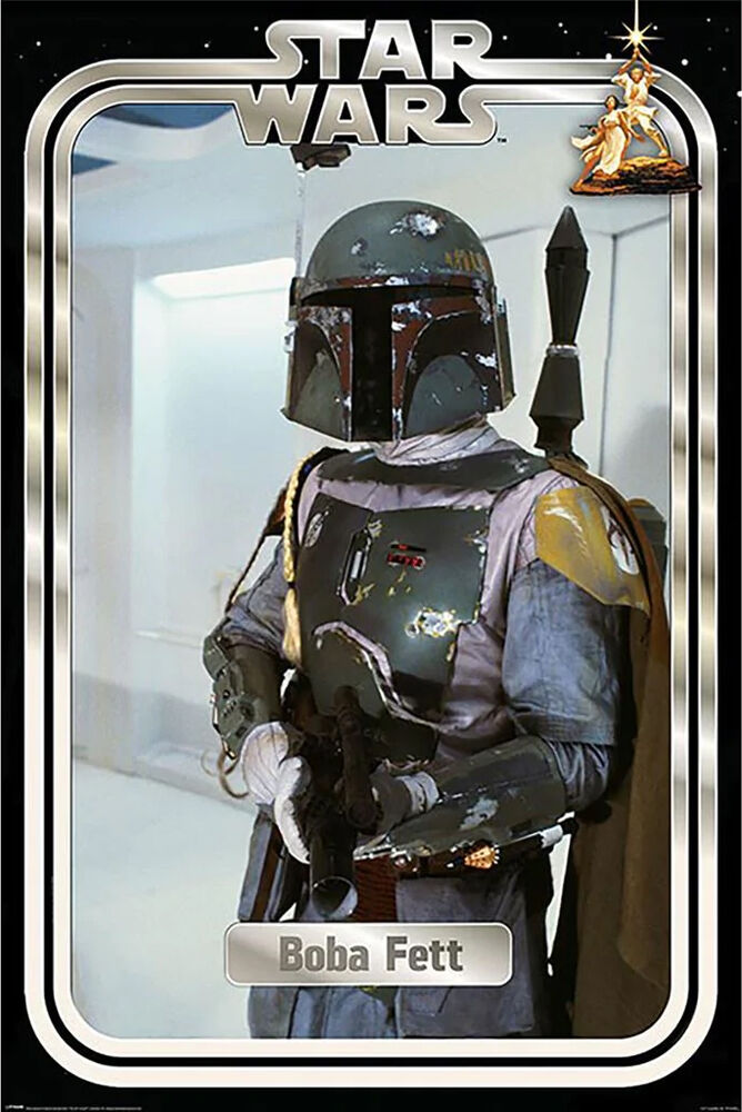 Poster/Bobba Fett - Retro Card