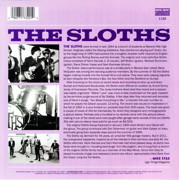 Sloths, The/Makin' Love - You Mean Everything [7"]