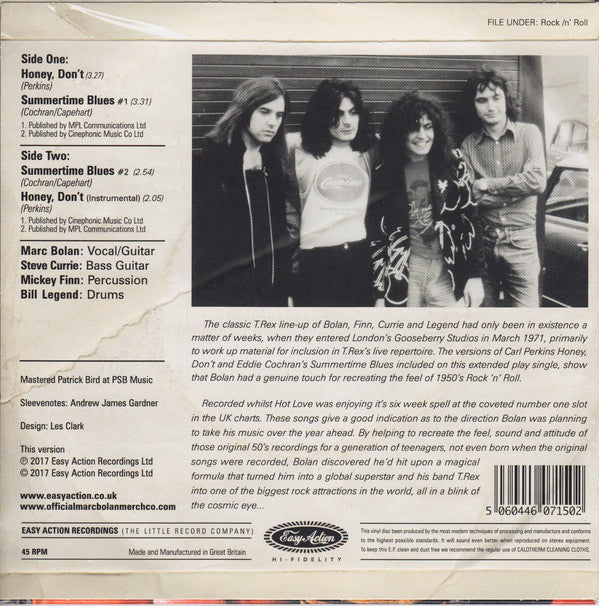 T-Rex/Rock N Roll E.P. [7"]