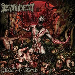 Devourment/Conceived In Sewage (Tri-Color Splatter Vinyl) [LP]