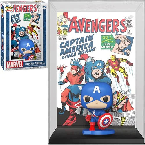 Pop! Comic Covers/Marvel Avengers #4: Captain Amierca Lives Again! [Toy]