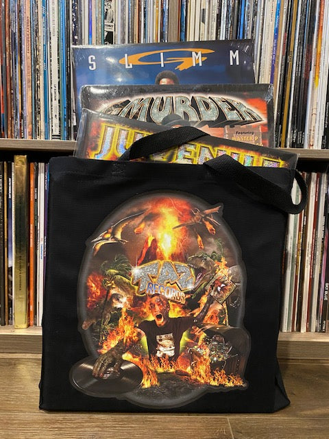 Taz Record Tote - Diamonds & Dinos