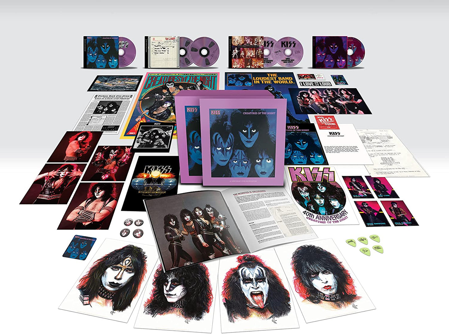 Kiss/Creatures Of The Night (Super Deluxe 5CD+Bluray) [CD]