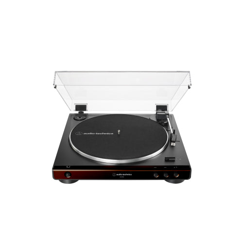 Audio-Technica/AT-LP60X-BW Turntable - Brown [Turntable]