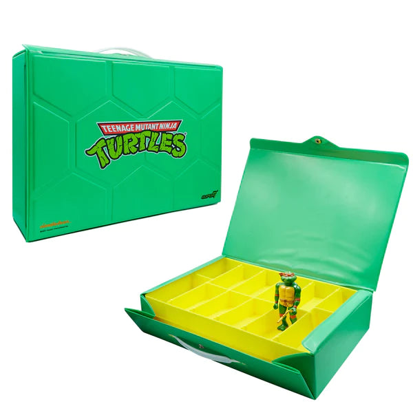 TMNT Carry Case with Michaelaneglo (Metallic) ReAction Figure [Toy]