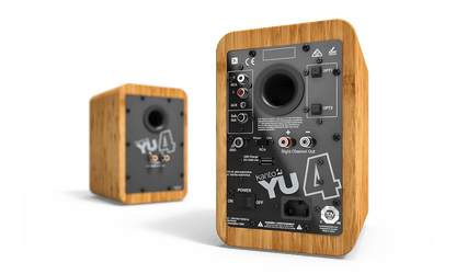 Kanto YU4 Powered Speakers - Bamboo