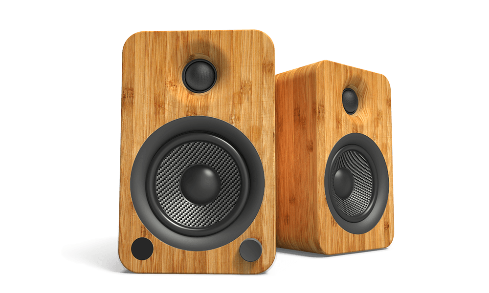 Kanto YU4 Powered Speakers - Bamboo